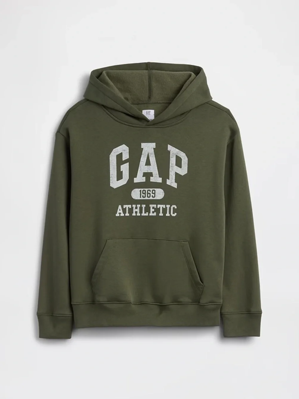 GAP Kids Olive Green Athletic Hoodie size 10 boys